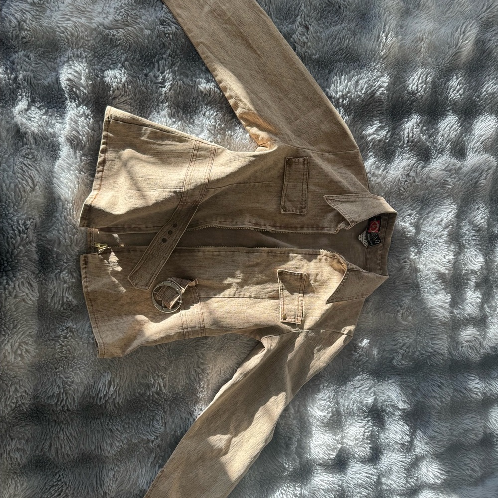 Women’s Tan Denim Jacket